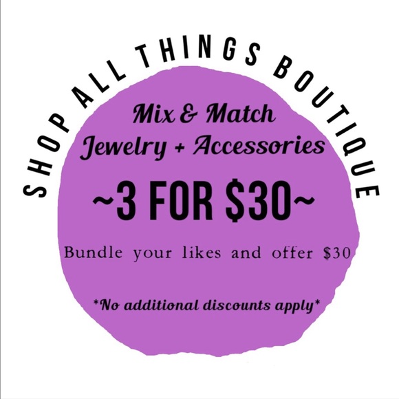 3/$30 🤍 Bohemian Silver Ring Set - Picture 5 of 5